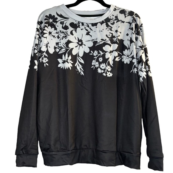 Floral Pullover 2 Sweater Bundle - Size Small (Oversized) NWOT - Picture 7 of 9